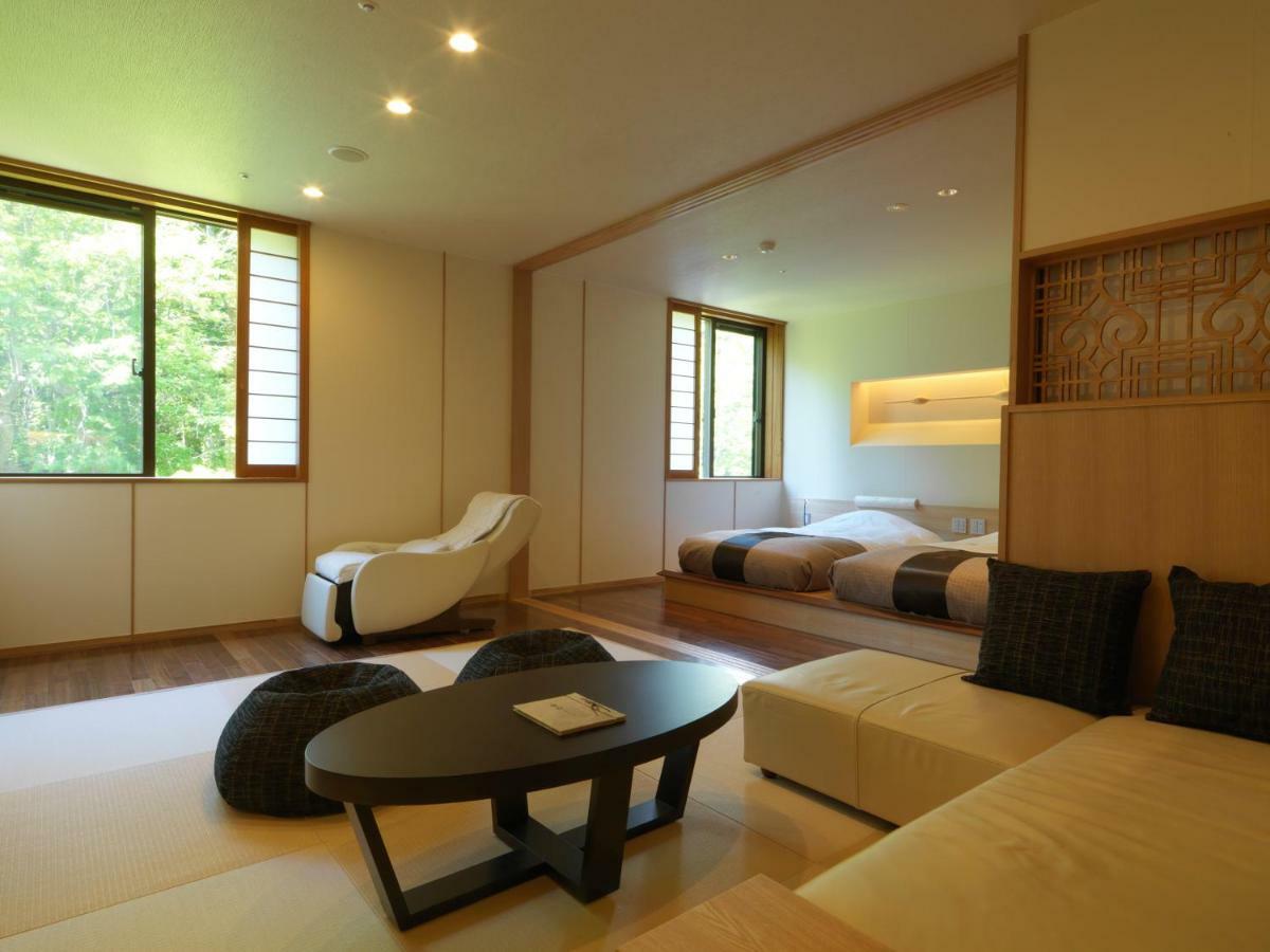 Niseko Konbu Onsen Tsuruga Moku-No-Sho Hotel Exterior foto